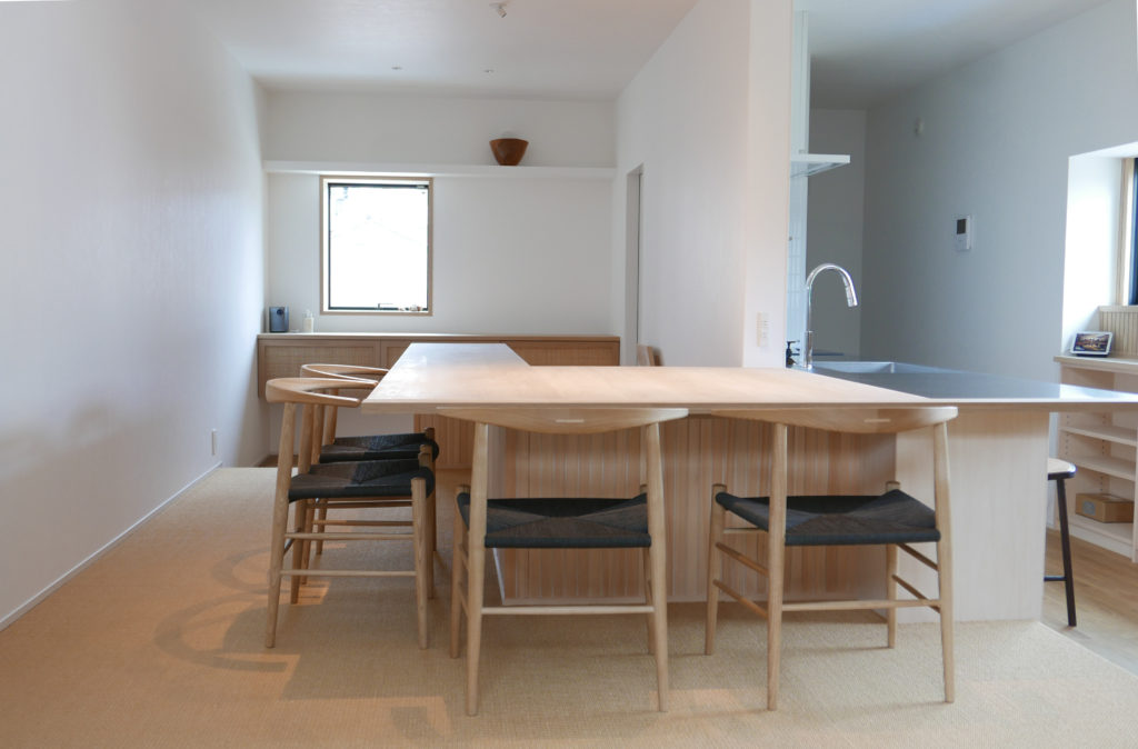 白雨｜三日月チェア｜ペーパーコード 黒