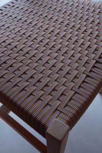 白雨｜三日月チェア｜家具｜加賀市｜真田紐