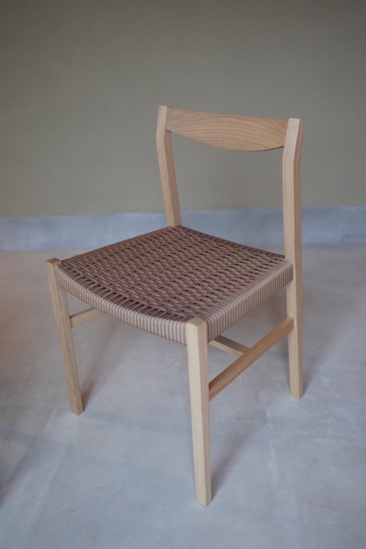 白雨｜三日月チェア｜家具｜加賀市｜真田紐